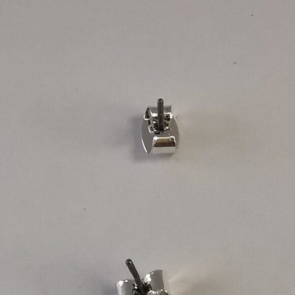 Silver Tone and Crystal 'Skull ' Earrings - Picture 4 of 9